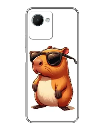 Чохол для Realme C30s з картинкою «Капібара в окулярах» Чохол для Realme C30s з картинкою «Капібара в окулярах»