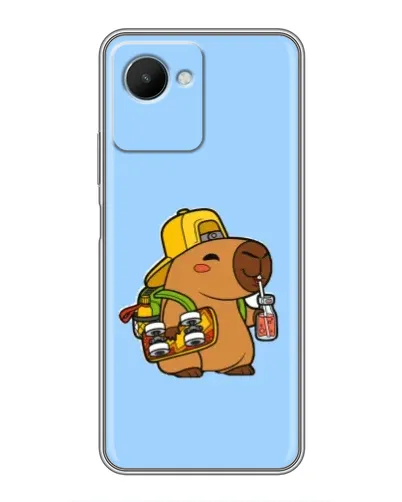 Чохол для Realme C30s з картинкою «Капібара на скейті» Чохол для Realme C30s з картинкою «Капібара на скейті»