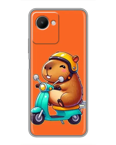 Чохол для Realme C30s з картинкою «Капібара на скутері» Чохол для Realme C30s з картинкою «Капібара на скутері»