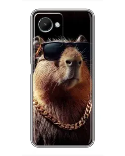 Чохол для Realme C30s з картинкою «Капібара золотий ланцюг» Чохол для Realme C30s з картинкою «Капібара золотий ланцюг»