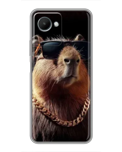 Чохол для Realme C30s з картинкою «Капібара золотий ланцюг» Чохол для Realme C30s з картинкою «Капібара золотий ланцюг»