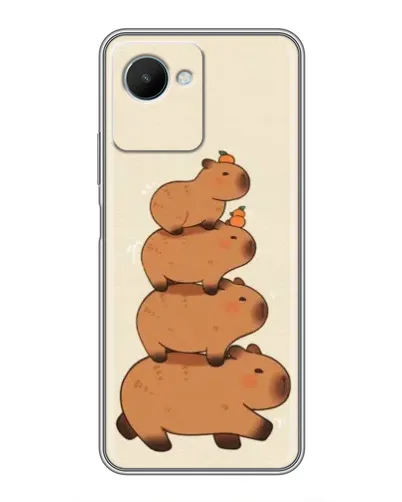 Чохол для Realme C30s з картинкою «Вежа з капібар» Чохол для Realme C30s з картинкою «Вежа з капібар»