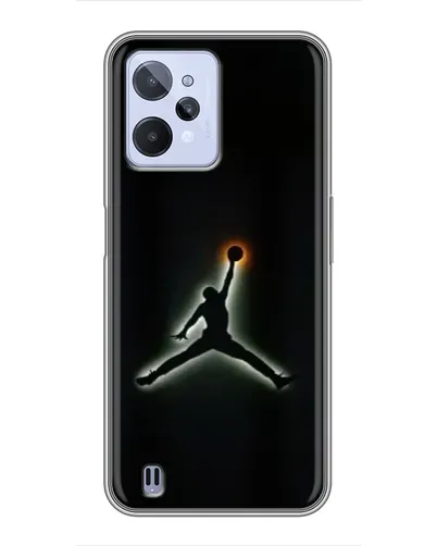 Чехол для Realme C31 с картинкой «Jordan Gradient Logo»