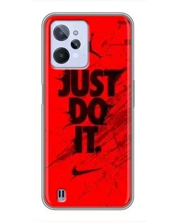 Чехол для Realme C31 с картинкой «Nike Just Do It»