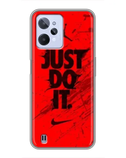 Чехол для Realme C31 с картинкой «Nike Just Do It»