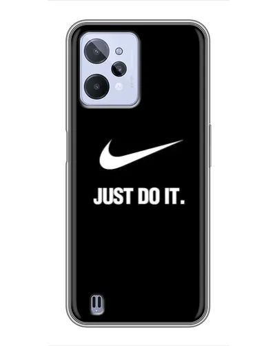 Чехол для Realme C31 с картинкой «Классический принт Nike»