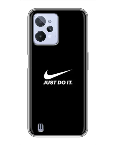 Чехол для Realme C31 с картинкой «Минимализм от Nike»