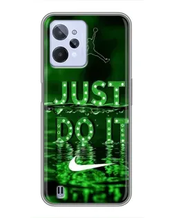 Чехол для Realme C31 с картинкой «Зеленый неоновый Nike» Чехол для Realme C31 с картинкой «Зеленый неоновый Nike»
