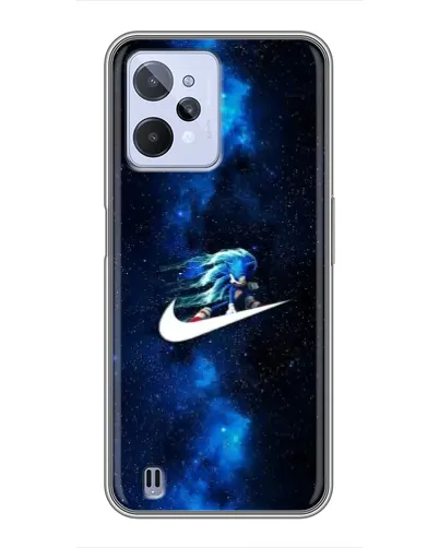 Чехол для Realme C31 с картинкой «Звездный путь Nike»
