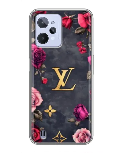 Чехол для Realme C31 с картинкой «Цветочный Louis Vuitton»