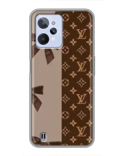 Чехол для Realme C31 с картинкой «Louis Vuitton — банты»