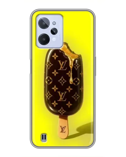 Чехол для Realme C31 с картинкой «Мороженое от LV»