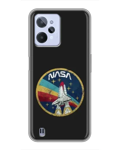 Чехол для Realme C31 с картинкой «NASA — эмблема миссии»