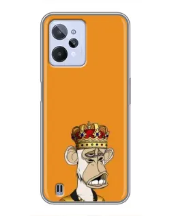 Чехол для Realme C31 с картинкой «Золотая обезьяна Bored Ape»