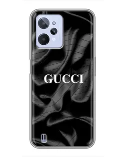 Чехол для Realme C31 с картинкой «Gucci — шелковые волны»