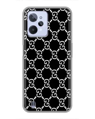 Чехол для Realme C31 с картинкой «Gucci — сетчатый паттерн»