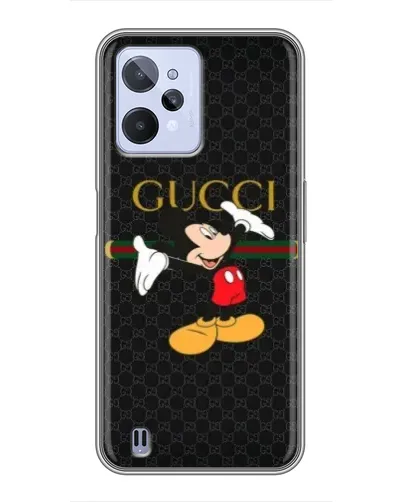 Чехол для Realme C31 с картинкой «Микки Маус Gucci»