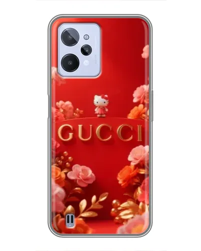 Чехол для Realme C31 с картинкой «Gucci — золотой сад»