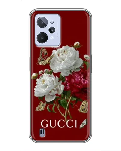 Чехол для Realme C31 с картинкой «Gucci —  сад»