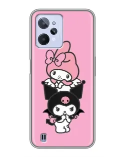 Чохол для Realme C31 з картинкою «My Melody та Kuromi»