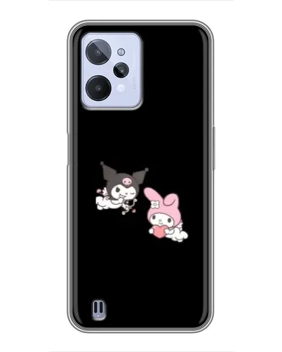 Чехол для Realme C31 с картинкой «My Melody и Kuromi»