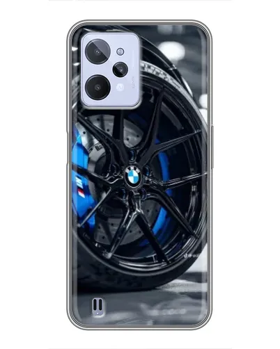 Чехол для Realme C31 с картинкой «Колесо BMW вблизи» Чехол для Realme C31 с картинкой «Колесо BMW вблизи»