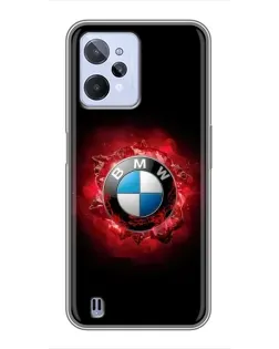 Чохол для Realme C31 з картинкою «Логотип BMW — спалах»