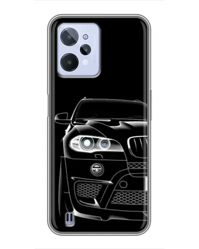 Чехол для Realme C31 с картинкой «Темный силуэт BMW» Чехол для Realme C31 с картинкой «Темный силуэт BMW»
