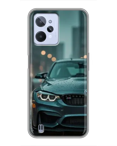 Чехол для Realme C31 с картинкой «BMW в огнях города» Чехол для Realme C31 с картинкой «BMW в огнях города»