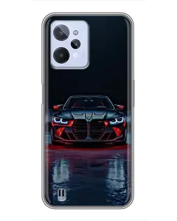 Чохол для Realme C31 з картинкою «BMW на мокрій дорозі»