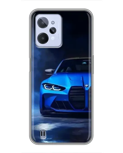 Чехол для Realme C31 с картинкой «Голубая BMW M4» Чехол для Realme C31 с картинкой «Голубая BMW M4»