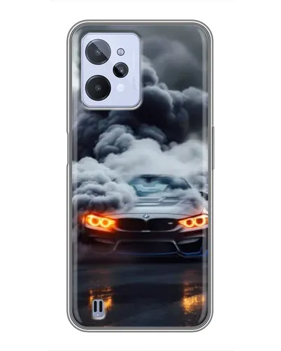 Чехол для Realme C31 с картинкой «BMW в дыму» Чехол для Realme C31 с картинкой «BMW в дыму»