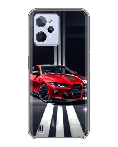 Чехол для Realme C31 с картинкой «Красная BMW на дороге» Чехол для Realme C31 с картинкой «Красная BMW на дороге»