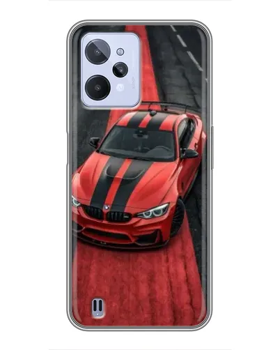 Чехол для Realme C31 с картинкой «BMW на красной дорожке» Чехол для Realme C31 с картинкой «BMW на красной дорожке»