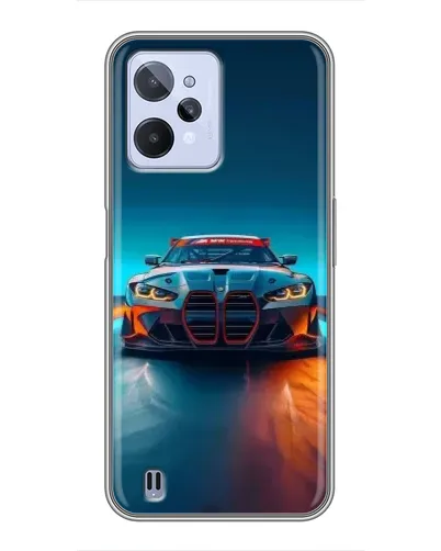 Чехол для Realme C31 с картинкой «BMW — огни неона» Чехол для Realme C31 с картинкой «BMW — огни неона»