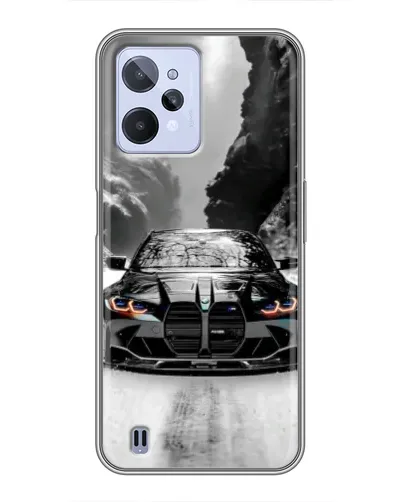 Чехол для Realme C31 с картинкой «BMW — акварельный дрифт» Чехол для Realme C31 с картинкой «BMW — акварельный дрифт»