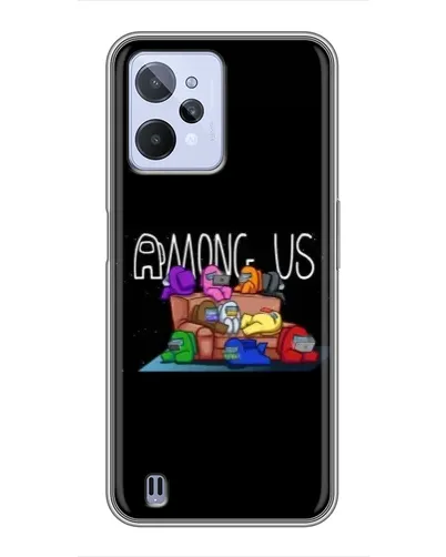 Чехол для Realme C31 с картинкой «Логотип Among Us» Чехол для Realme C31 с картинкой «Логотип Among Us»