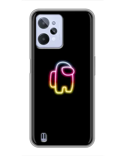 Чехол для Realme C31 с картинкой «Among Us градиент» Чехол для Realme C31 с картинкой «Among Us градиент»