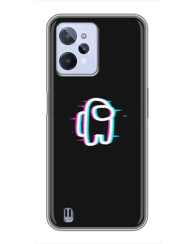 Чехол для Realme C31 с картинкой «Among Us неон» Чехол для Realme C31 с картинкой «Among Us неон»