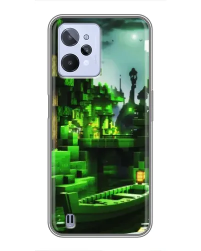 Чехол для Realme C31 с картинкой «Minecraft лесной пейзаж» Чехол для Realme C31 с картинкой «Minecraft лесной пейзаж»