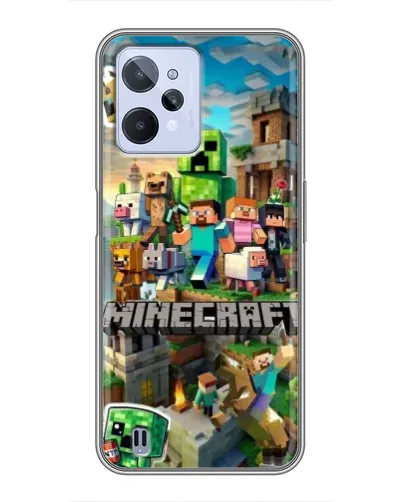 Чехол для Realme C31 с картинкой «Замок Minecraft» Чехол для Realme C31 с картинкой «Замок Minecraft»
