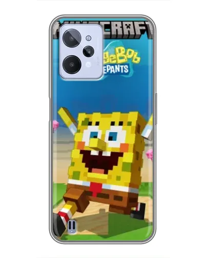 Чохол для Realme C31 з картинкою «Губка Боб Minecraft» Чохол для Realme C31 з картинкою «Губка Боб Minecraft»
