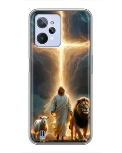 Чехол для Realme C31 с картинкой «Лев Иуды и Свет» Чехол для Realme C31 с картинкой «Лев Иуды и Свет»