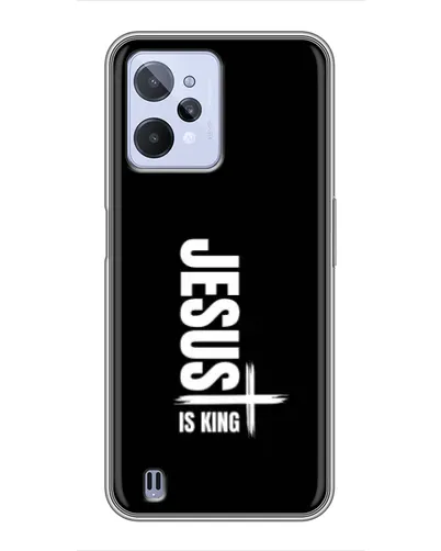 Чехол для Realme C31 с картинкой «Вертикаль веры Jesus»