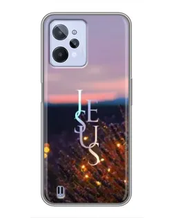 Чехол для Realme C31 с картинкой «Свет Божий ночью»