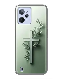 Чехол для Realme C31 с картинкой «Оливковая ветвь»