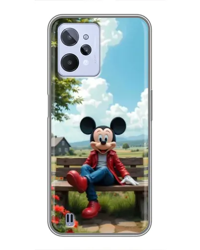 Чехол для Realme C31 с картинкой «Микки на скамейке» Чехол для Realme C31 с картинкой «Микки на скамейке»