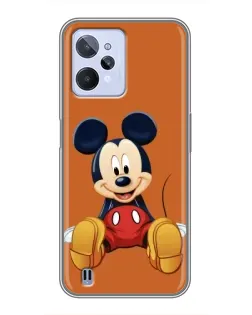 Чехол для Realme C31 с картинкой «Микки отдыхает»