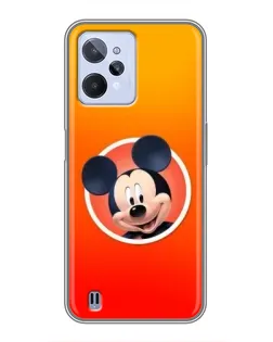 Чехол для Realme C31 с картинкой «Mickey в круге»