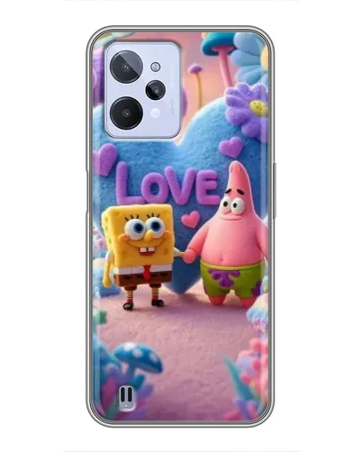 Чехол для Realme C31 с картинкой «Губка Боб Патрик»